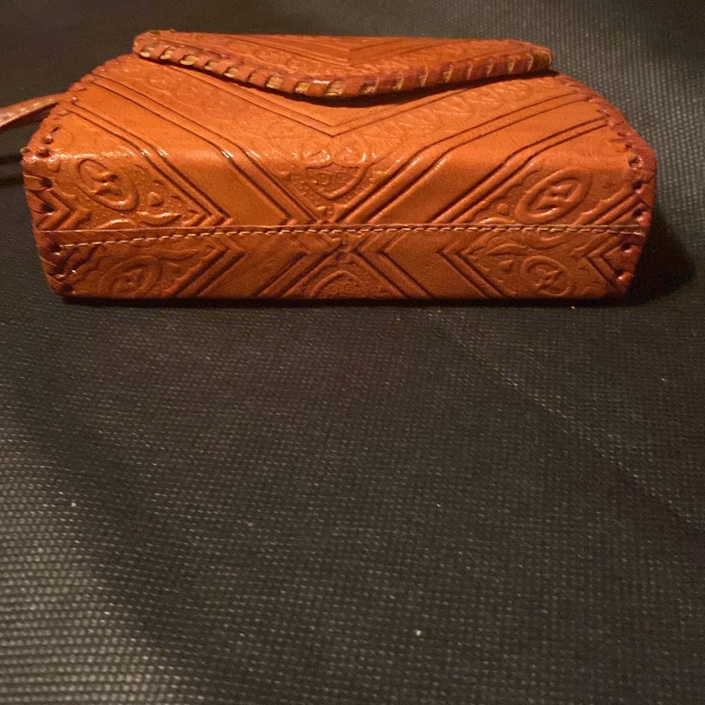 Moroccan Magic Embossed Leather Mini Crossbody Ha… - image 3